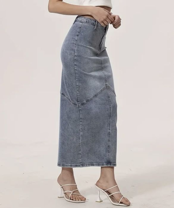 Спідниця довга джинсова L/XL нова