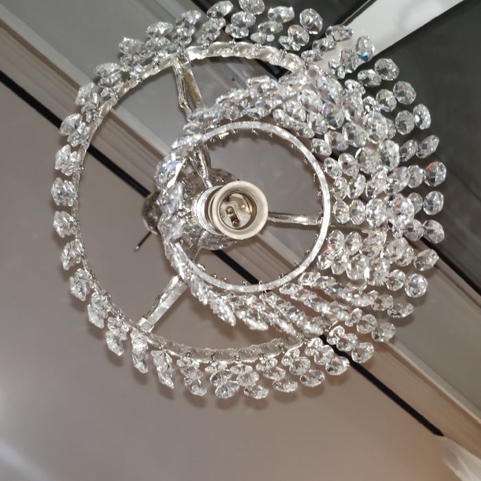 Candeeiro / Lustre de cristal vintage