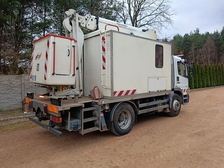Mercedes Benz 1224 podnośnik koszowy zwyżka sprowadzony