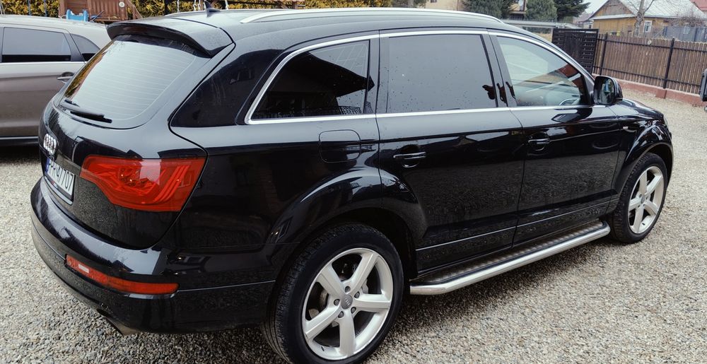 Orurowanie, chrom, progi Audi Q7