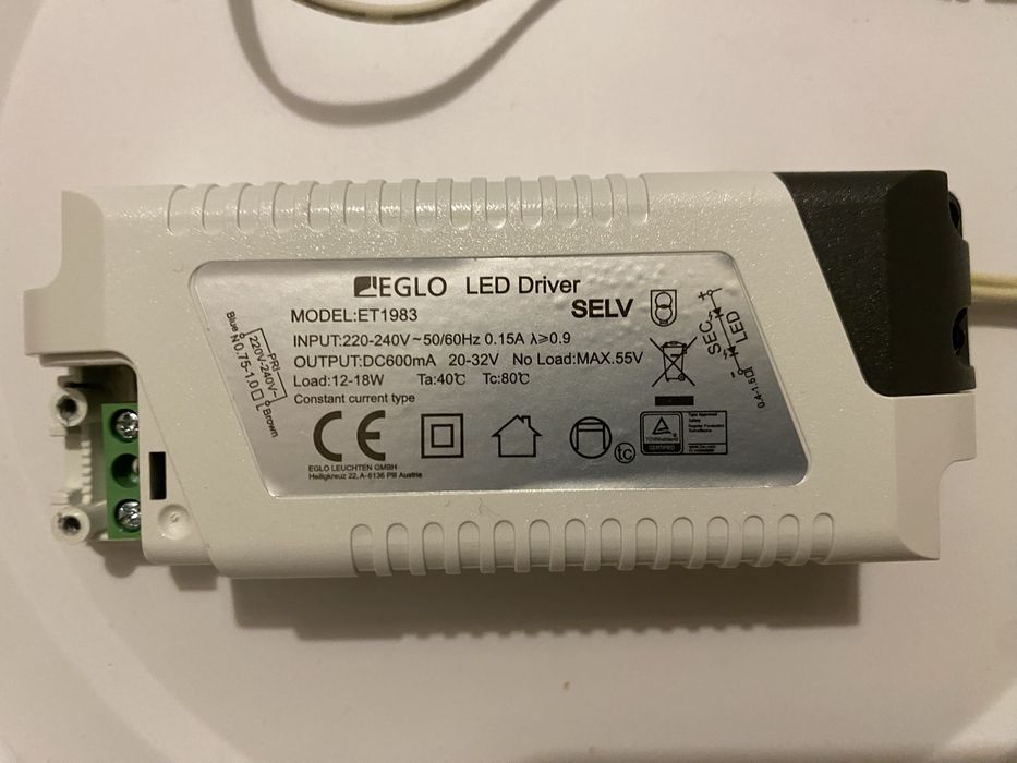 Iluminação de tetxo c/ lâmpada LED