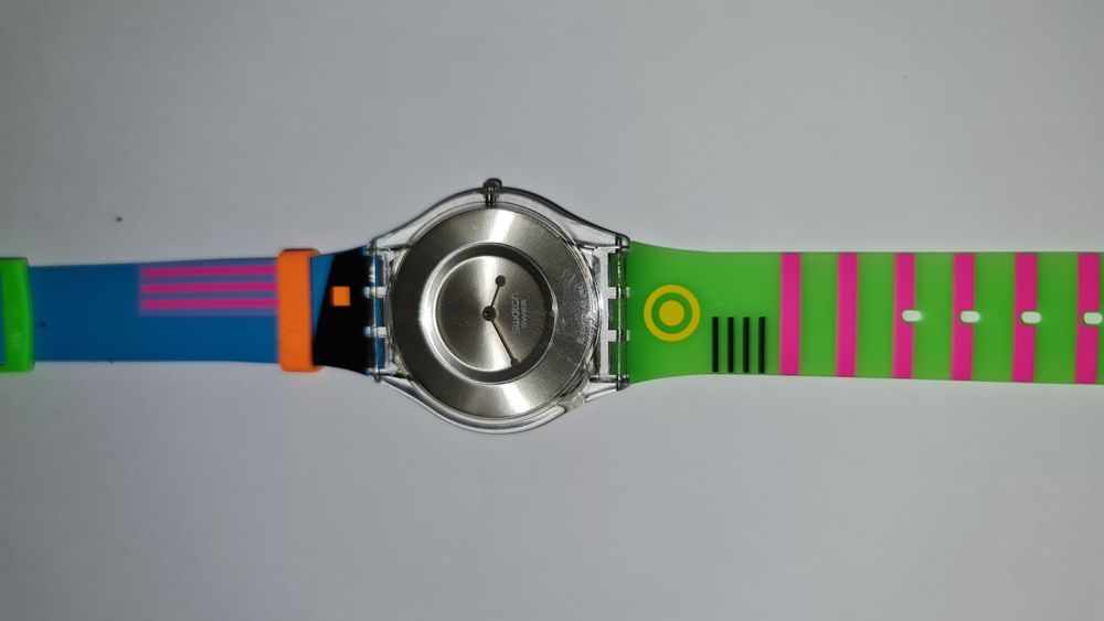 Swatch zegarek neon