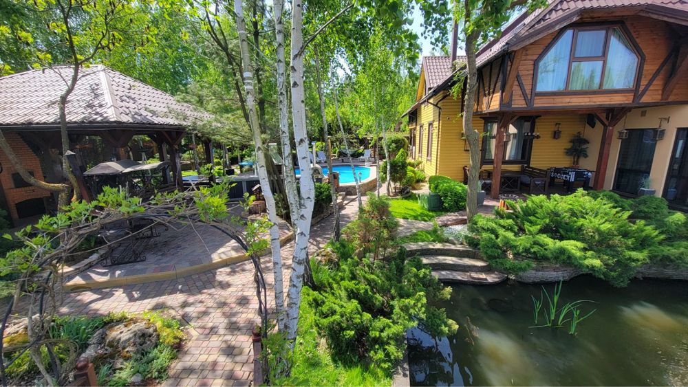 Оренда будинку подобово. Басейн, Чан, река, баня, сапы, каяки, лодка..