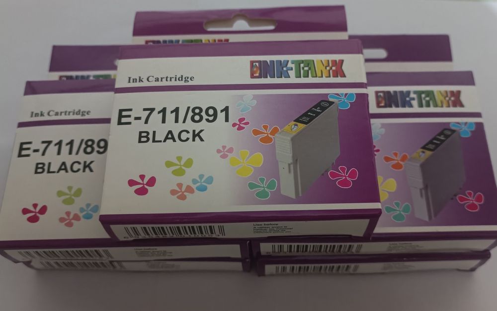 Tinteiros E-711/891 pretos