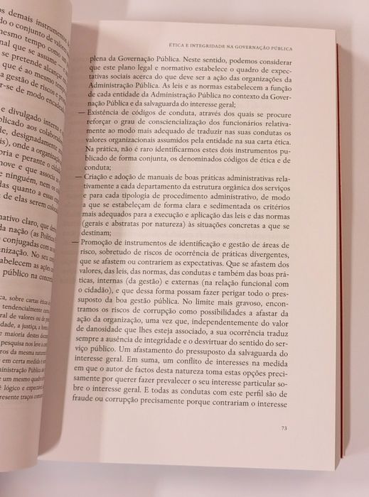 Ética e integridade na vida pública