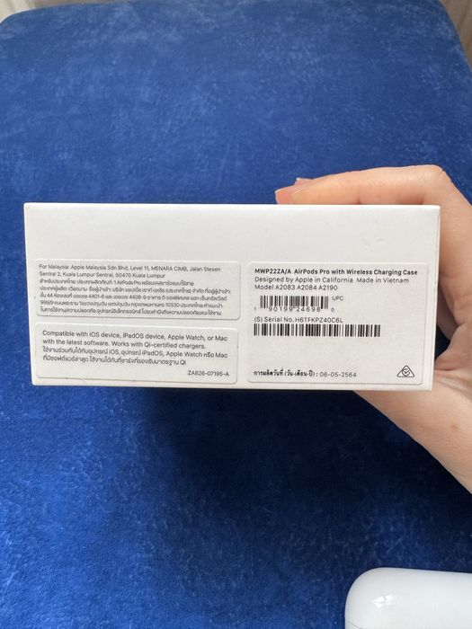 Наушники левый и правый оригинал airpods pro