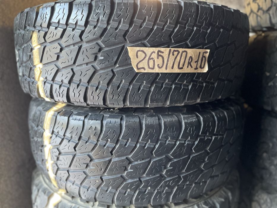 Продам 265/70 р16 шини М+S,всесизон,літо,А/Т