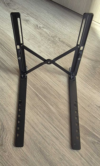 Stojak uchwyt na tablet laptop z aluminium, regulacja, 10-17 cali