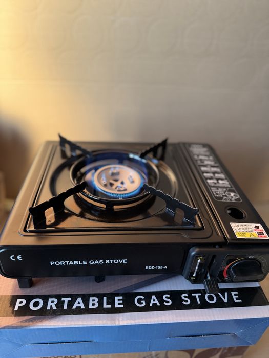 Портативна газова плита-обігрівач Happy Home BDZ-155-А