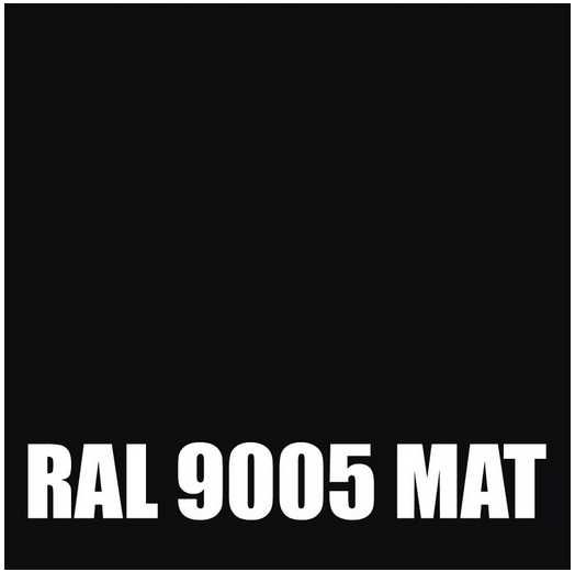 Płyta warstwowa 100 mm – NOWA | DACH | 7,5 m | Czarny mat RAL 9005