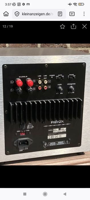 Ceratec(Revox) Versa sub