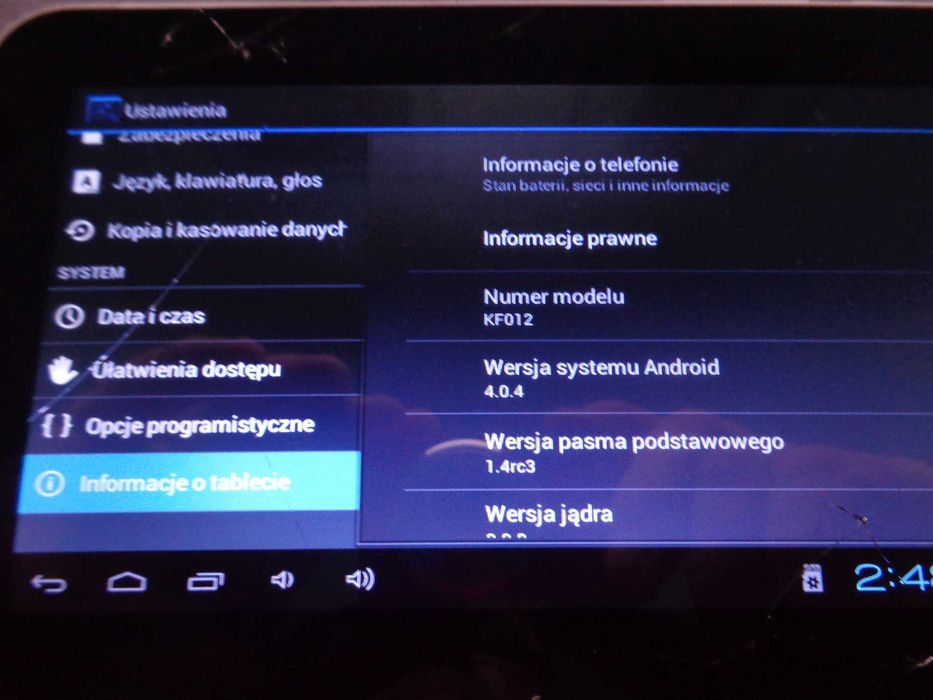 Tablet FunTab 7.0 karta micro 2GB