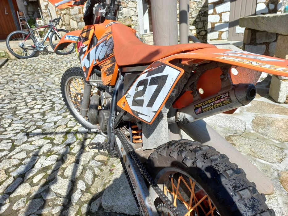 Mota ktm 250 sx não matriculada