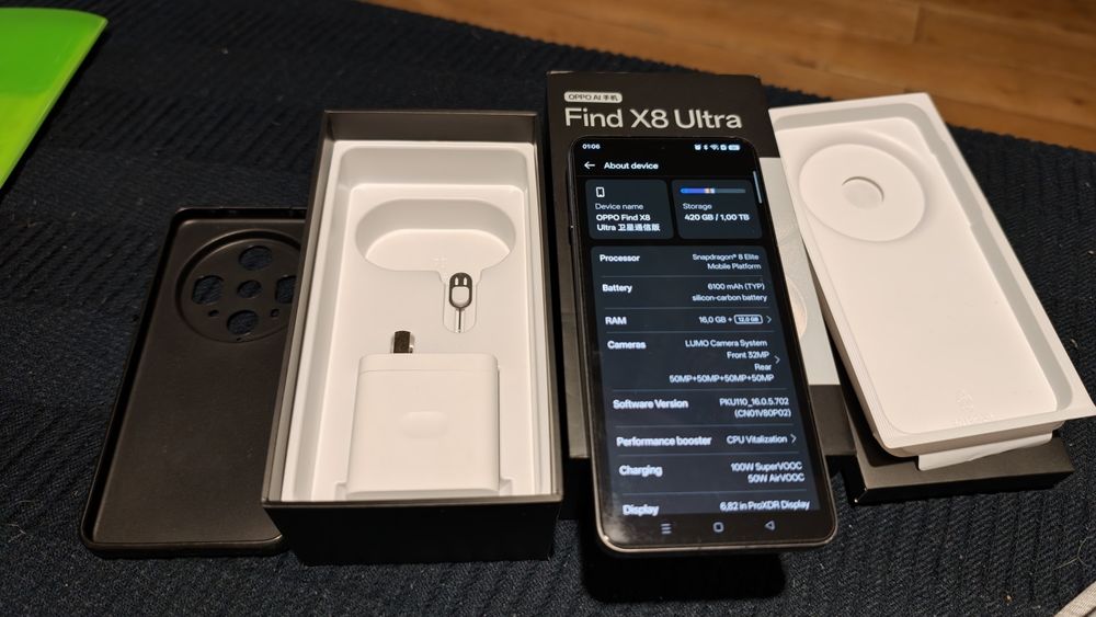Oppo Find X8 ultra 1tb, nowa folia, dowód zakupu