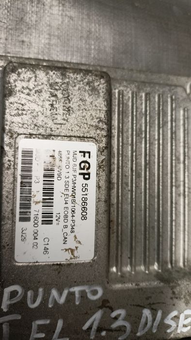 Fiat Punto ll FL 1,3 diesel multijet  komputer silnika FGP