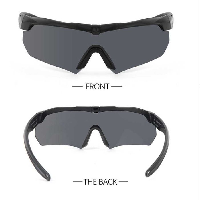 Тактичні окуляри ESS Crossbow | 3 лінзи + вставка під діоптрії