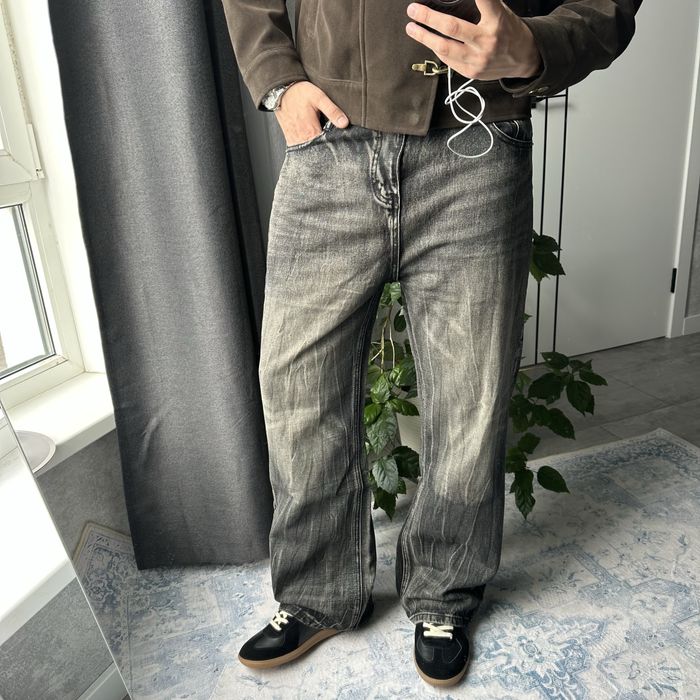 Bootcut archive washed jeans opium racer jaded y2k sk8 черные