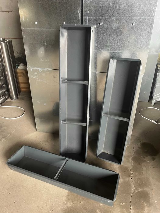 Koryto karmidło korytko dla zwierząt metalowe / długość 100 lub 125cm