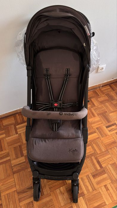 Carrinho de bebé de passeio Asalvo Compacto + oferta capa de chuva