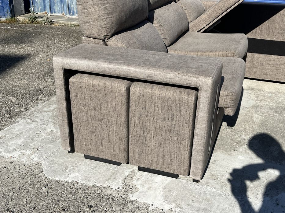 Sofá usado com chaise longue