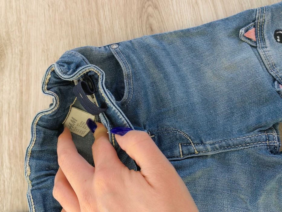 Spodnie jeansy H&M r. 74/80