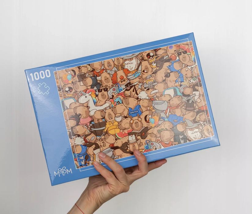 Puzzle 1000 Elementów. Kapibara Impossible. Nowy Produkt
