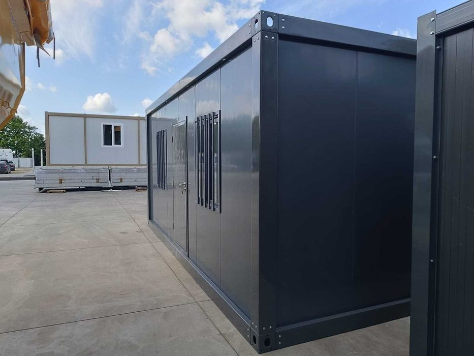 Kontenery antracytowe 6x3m biurowe, budowlane .Solidna rama#2
