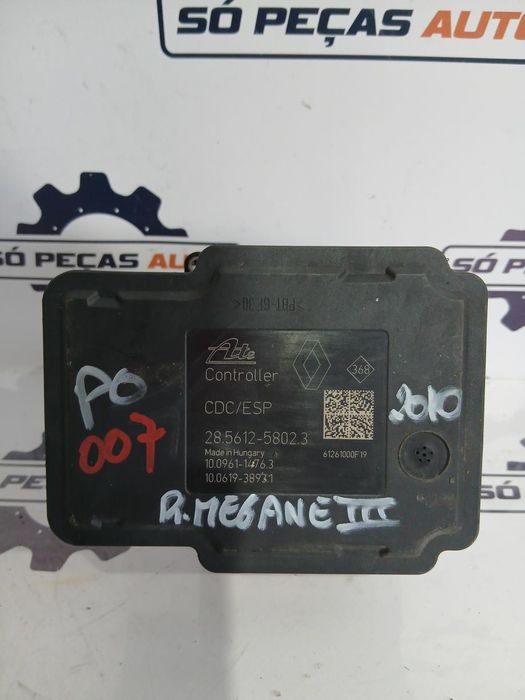 MÓDULO ABS RENAULT MEGANE III 1.5DCI, REF: 476602272R-A / 95CT2AAY2