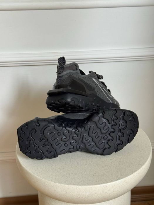 Оригинал Nike React Vision Grey Black (IM5996 068) летние мужские кроссовки найк реакт визион