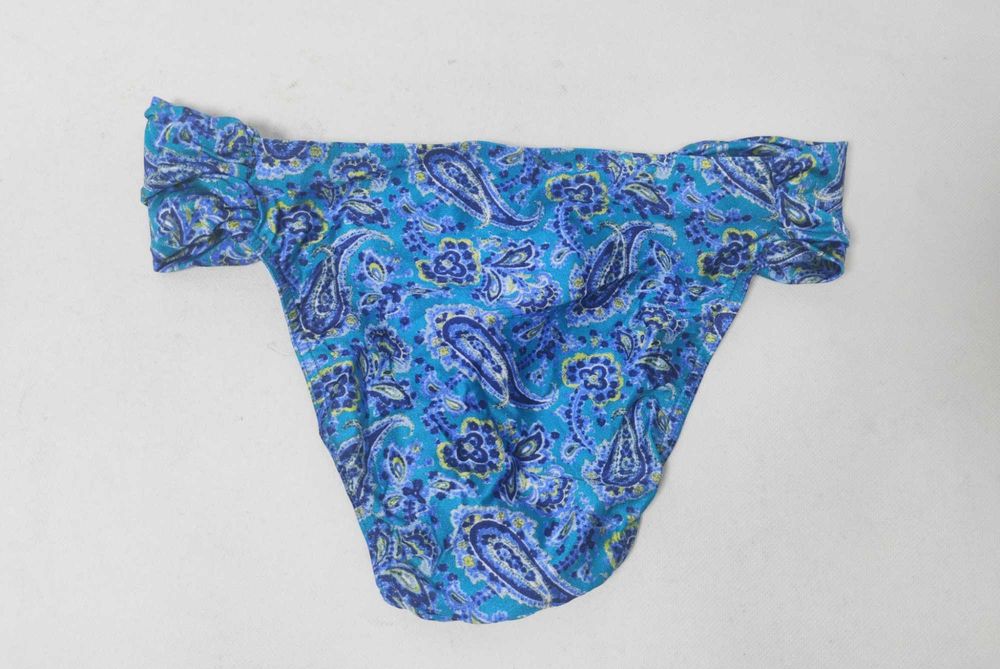 Majtki kąpielowe 44 turkusowe dół od stroju bikini STD0146A LA REDOUTE