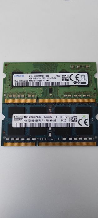 2x 4Gb DDR3 do laptopa