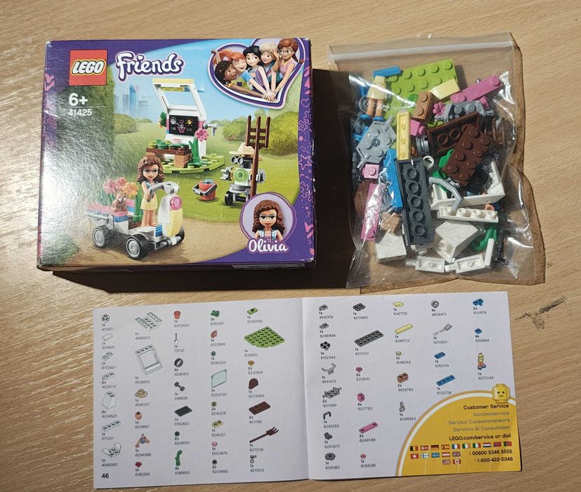 Lego Friends Kwiatowy ogród Olivii 41425