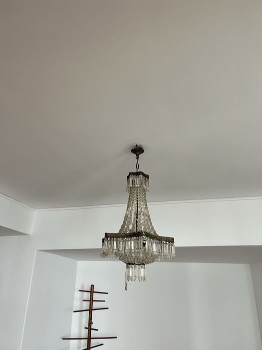 Lustre/candeeiro em vidro