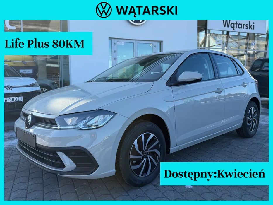 Volkswagen Polo Kwiecień/80KM/kamera cofania/klimatyzacja/alufelgi15/czujnikiPark.Tył