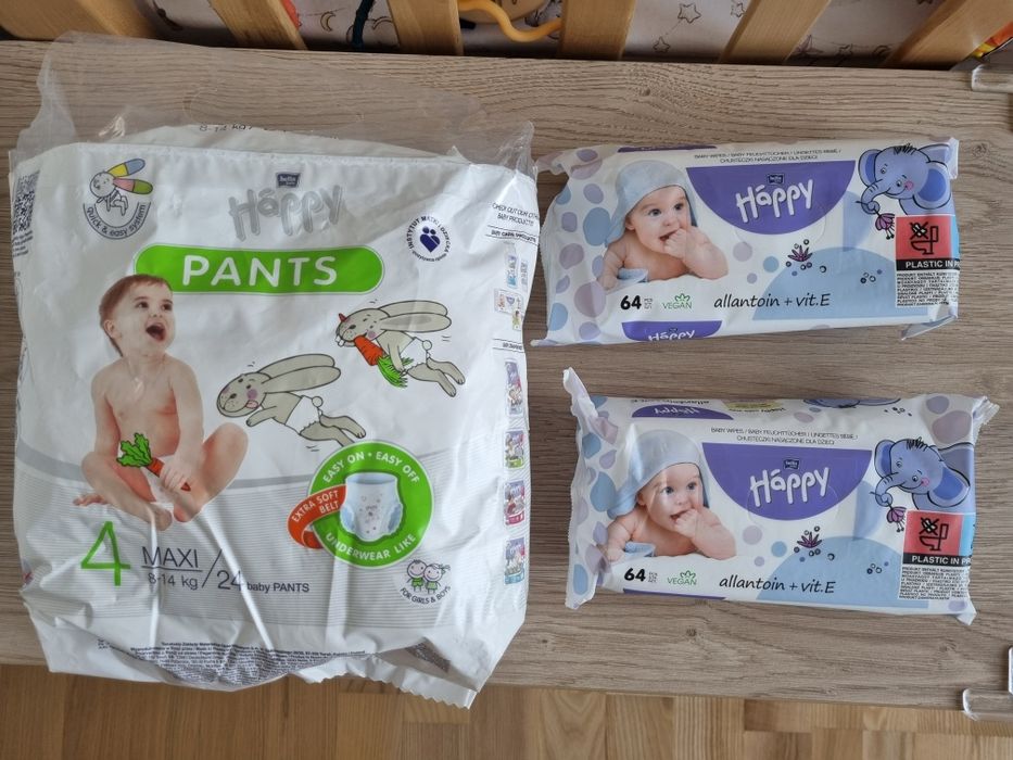 Bella happy pants chusteczki nawilżane
