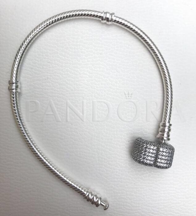 Pandora- nowa, oryginala bransoletka Moments zapięcie baryłka r 17