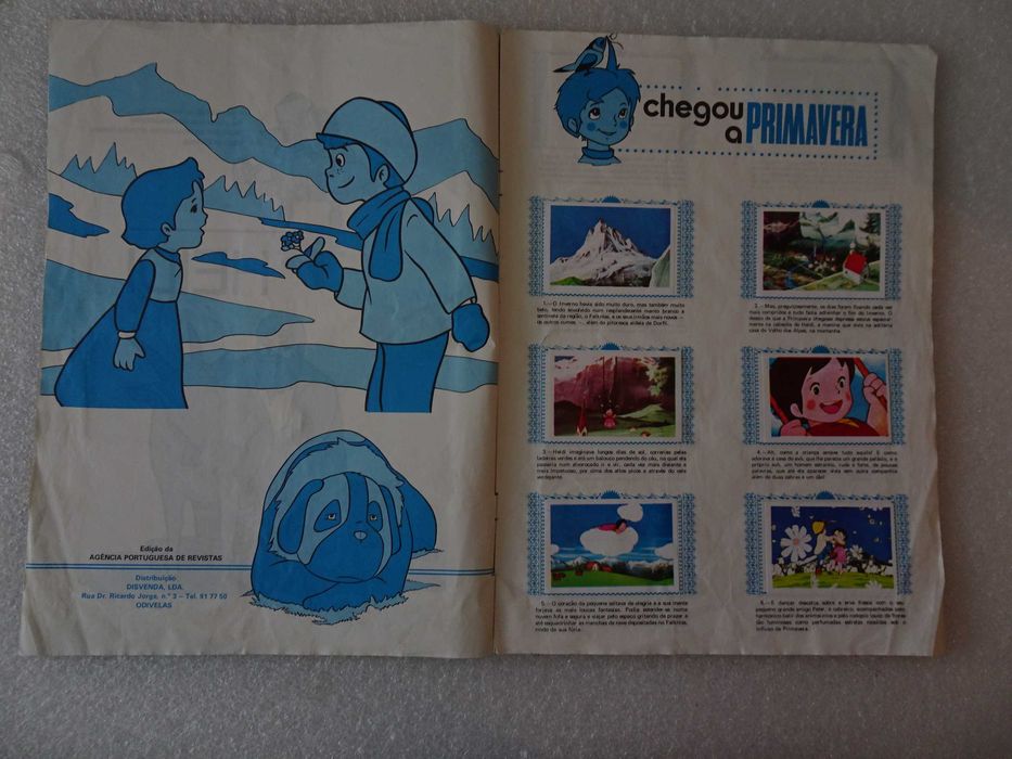 Caderneta de cromos completa Heidi (Disvenda)