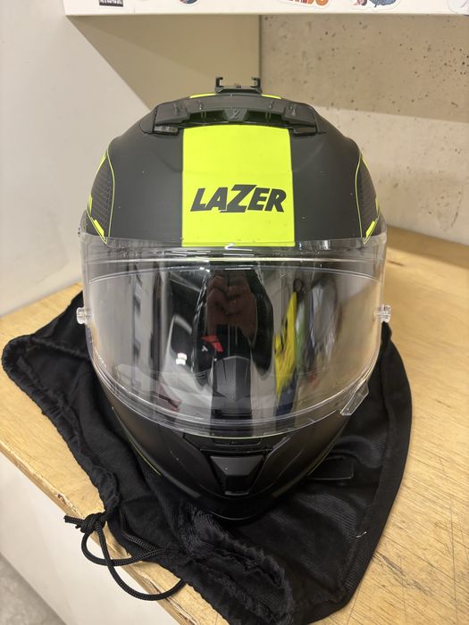 Kask motocyklowy Lazer Rafale rozm.XL +intercom