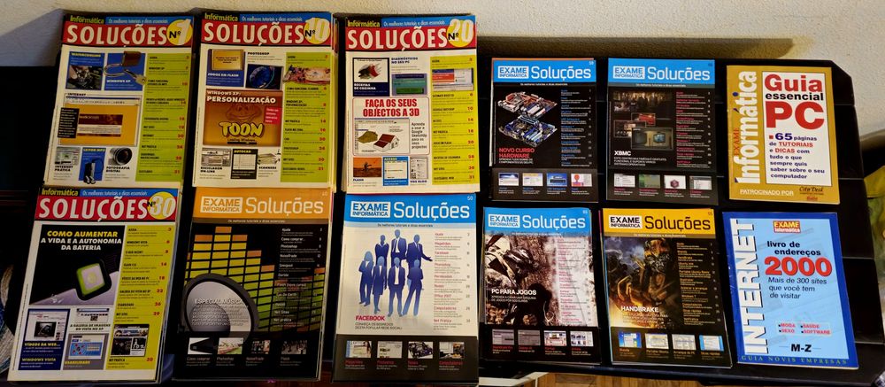 COLEÇÃO HISTÓRICA EXAME INFORMÁTICA — N.º 1 AO 344 + Suplementos e  CD/DVD Originais