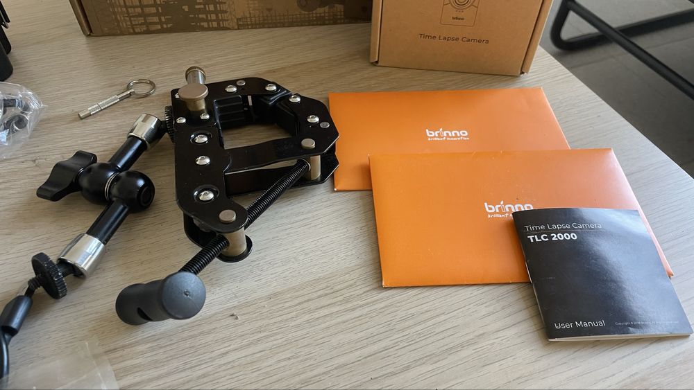 Camara timelapse Brinno BBC2000 NOVA, perfeita para a construcao civil