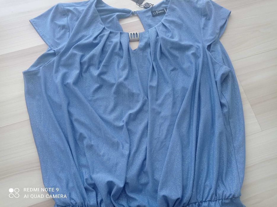 Sukienka 46 niebieska Komunia, wesele