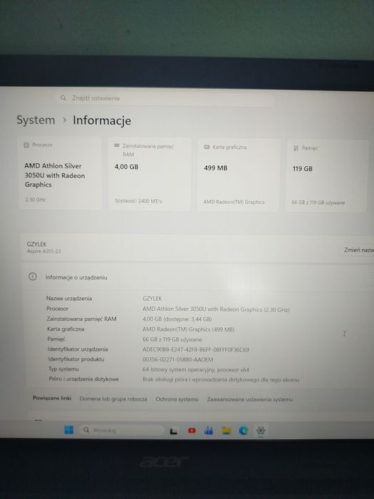 Laptop Acer Aspire