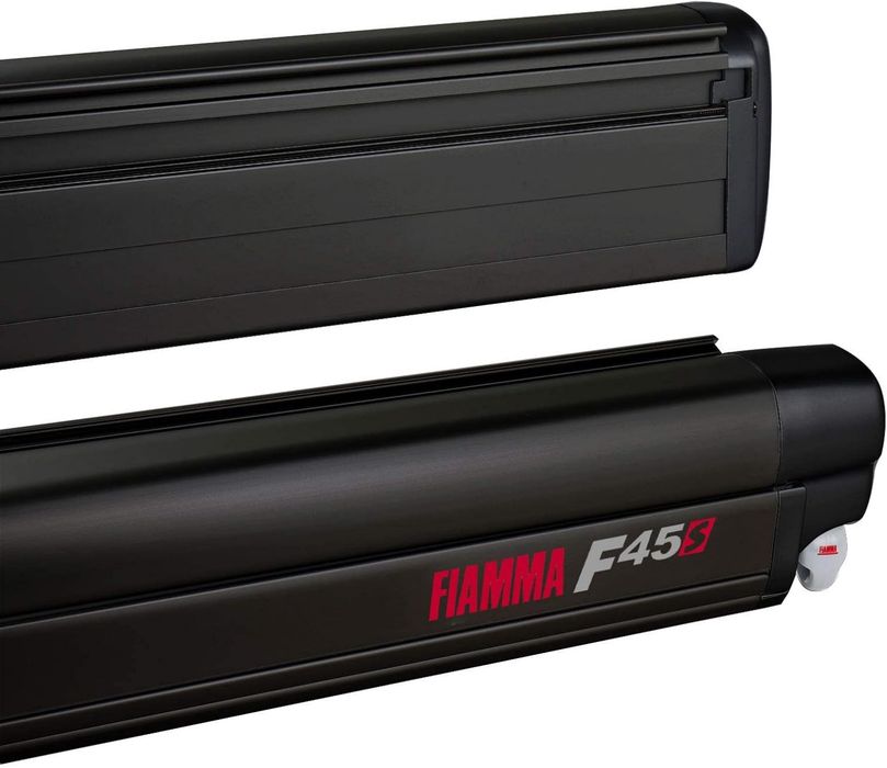 Nowa Markiza/Roleta Ścienna Fiamma F45S - 2,6m - Deep Black (Czarna)