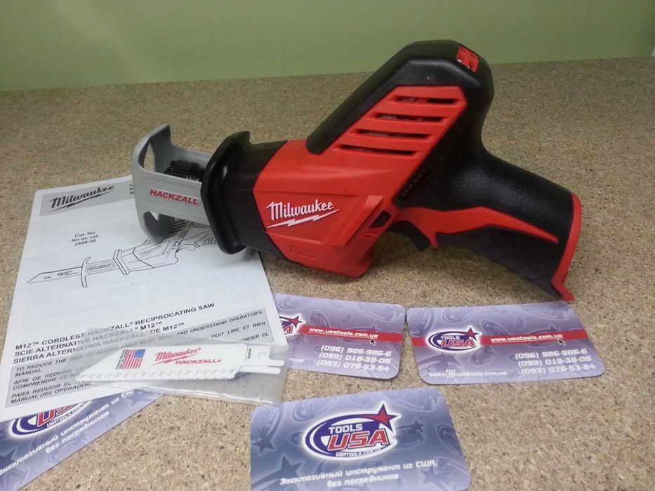 Аккумуляторная сабельная пила M12 милуоки Milwaukee 2420-20 (каркас)