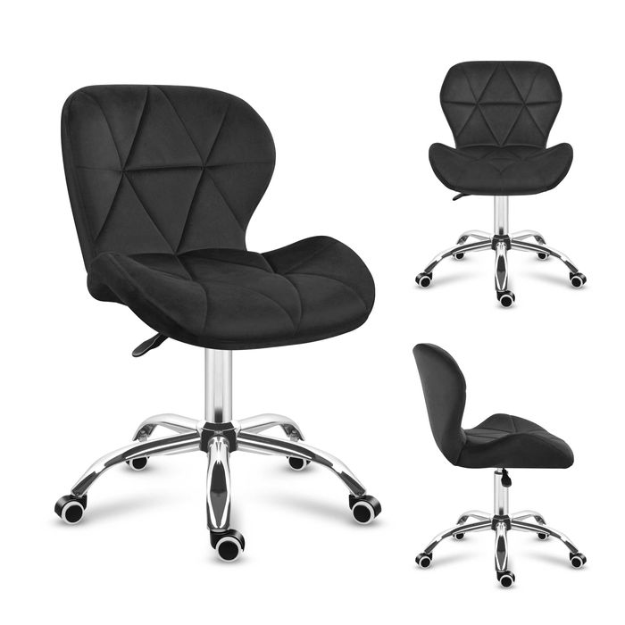 Fotel biurowy elegancki Czarny