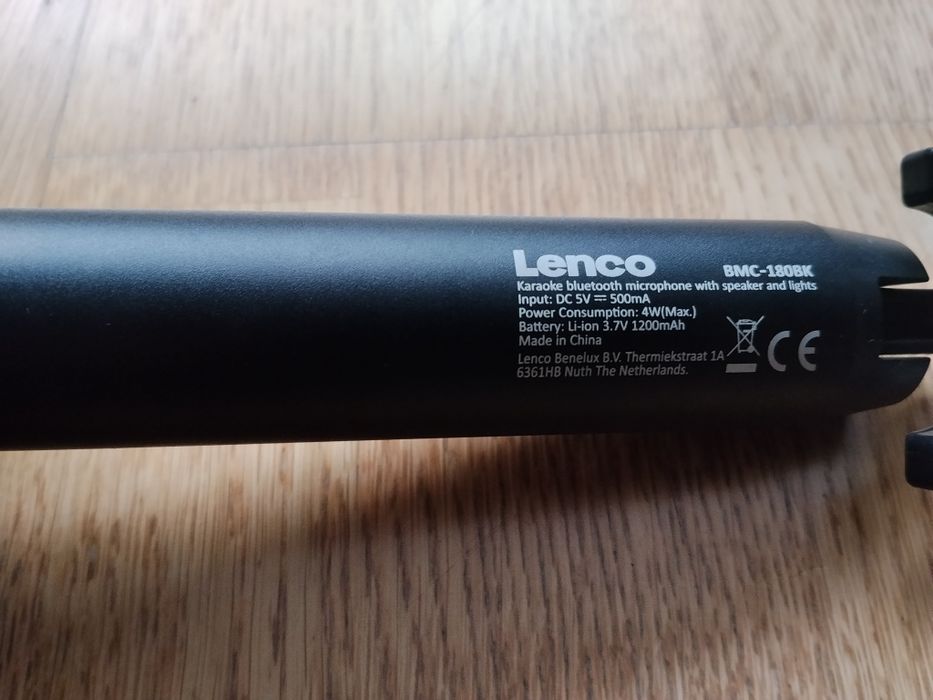 Mikrofon Karaoke Lenco BMC-180BK