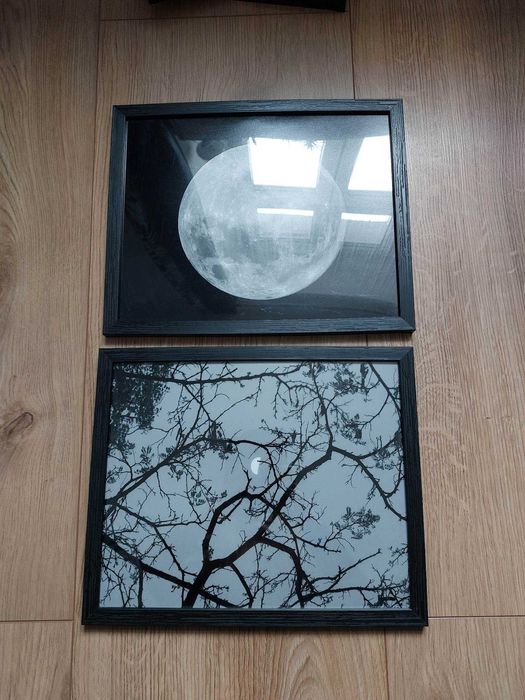 2 czarne ramki 26,5 x 32,5