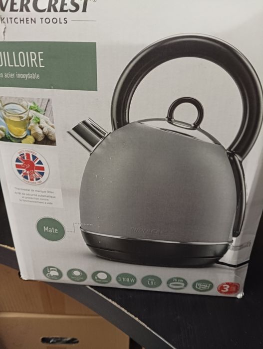 Czajnik elektryczny silvercrest 1.8 L szary