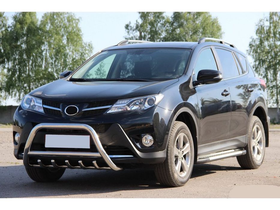 Toyota Rav 4 2013-2018 рр. Кенгурятник WT003 (нерж)