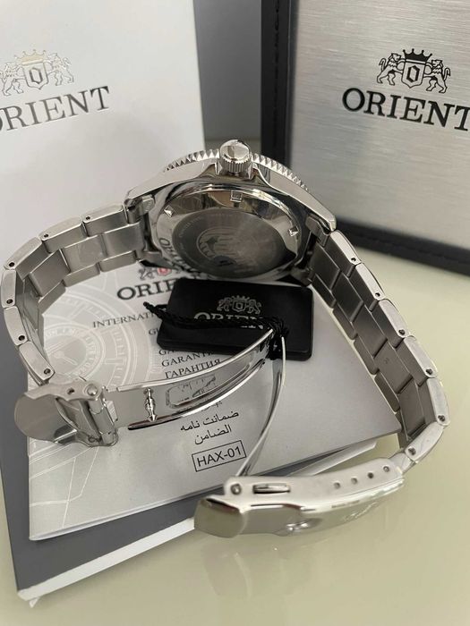 Orient Mako III Automatico - Mostrador Azul - Vidro Safira